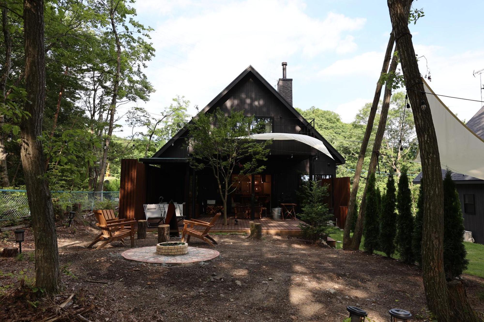 Sauna Forest Cabin 軽井沢 御代田　Mori-Asobi Oiwake Exteriör bild