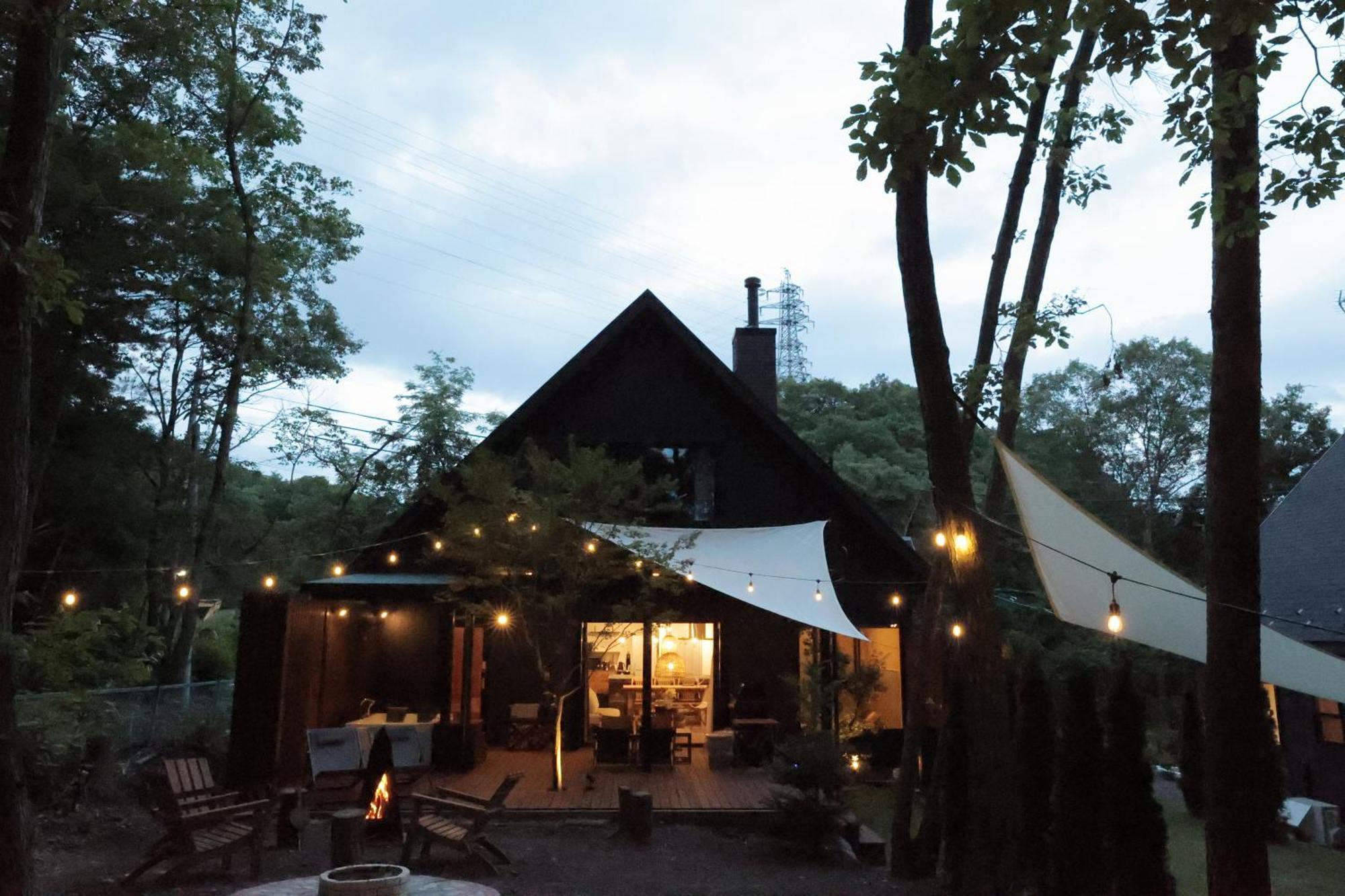 Sauna Forest Cabin 軽井沢 御代田　Mori-Asobi Oiwake Exteriör bild