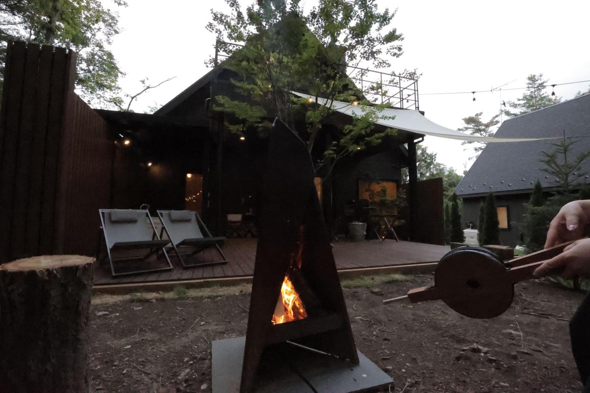 Sauna Forest Cabin 軽井沢 御代田　Mori-Asobi Oiwake Exteriör bild