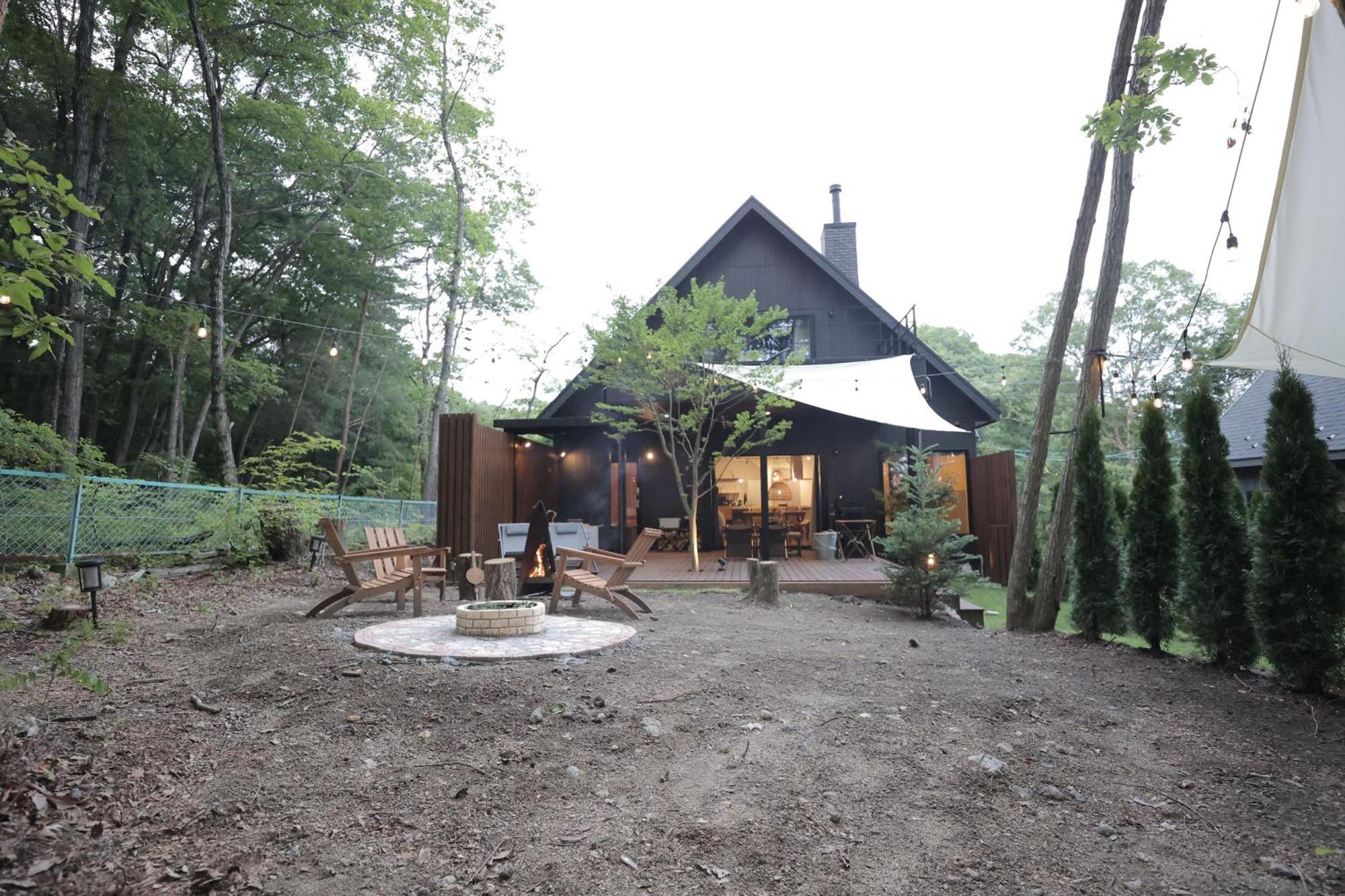 Sauna Forest Cabin 軽井沢 御代田　Mori-Asobi Oiwake Exteriör bild