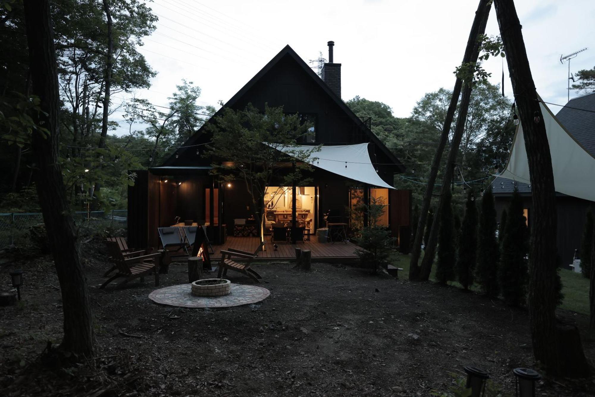 Sauna Forest Cabin 軽井沢 御代田　Mori-Asobi Oiwake Exteriör bild
