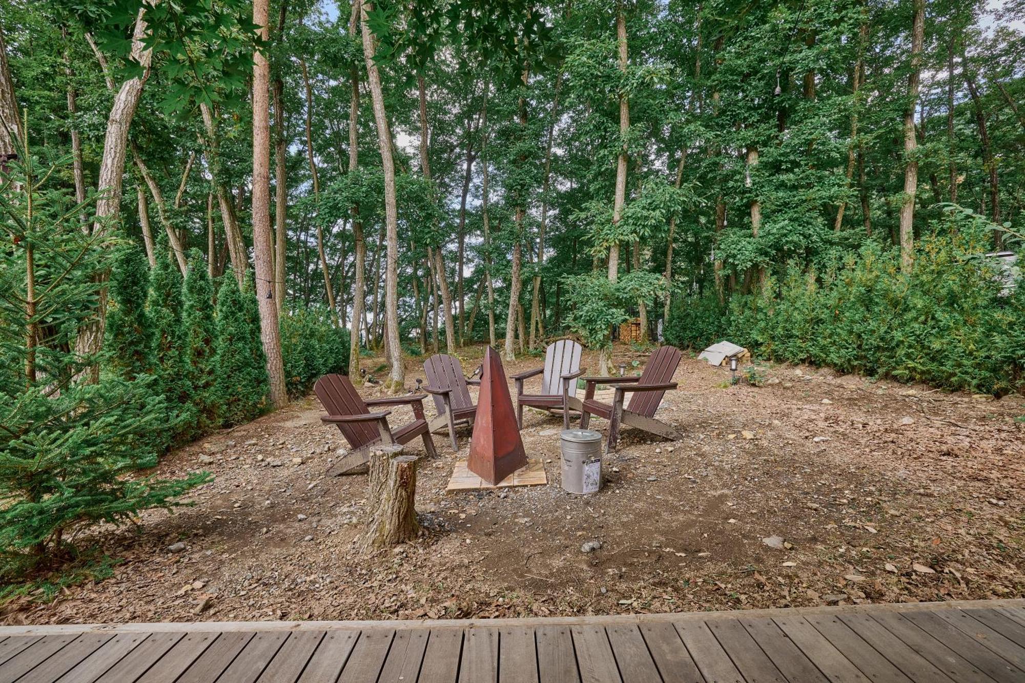 Sauna Forest Cabin 軽井沢 御代田　Mori-Asobi Oiwake Exteriör bild