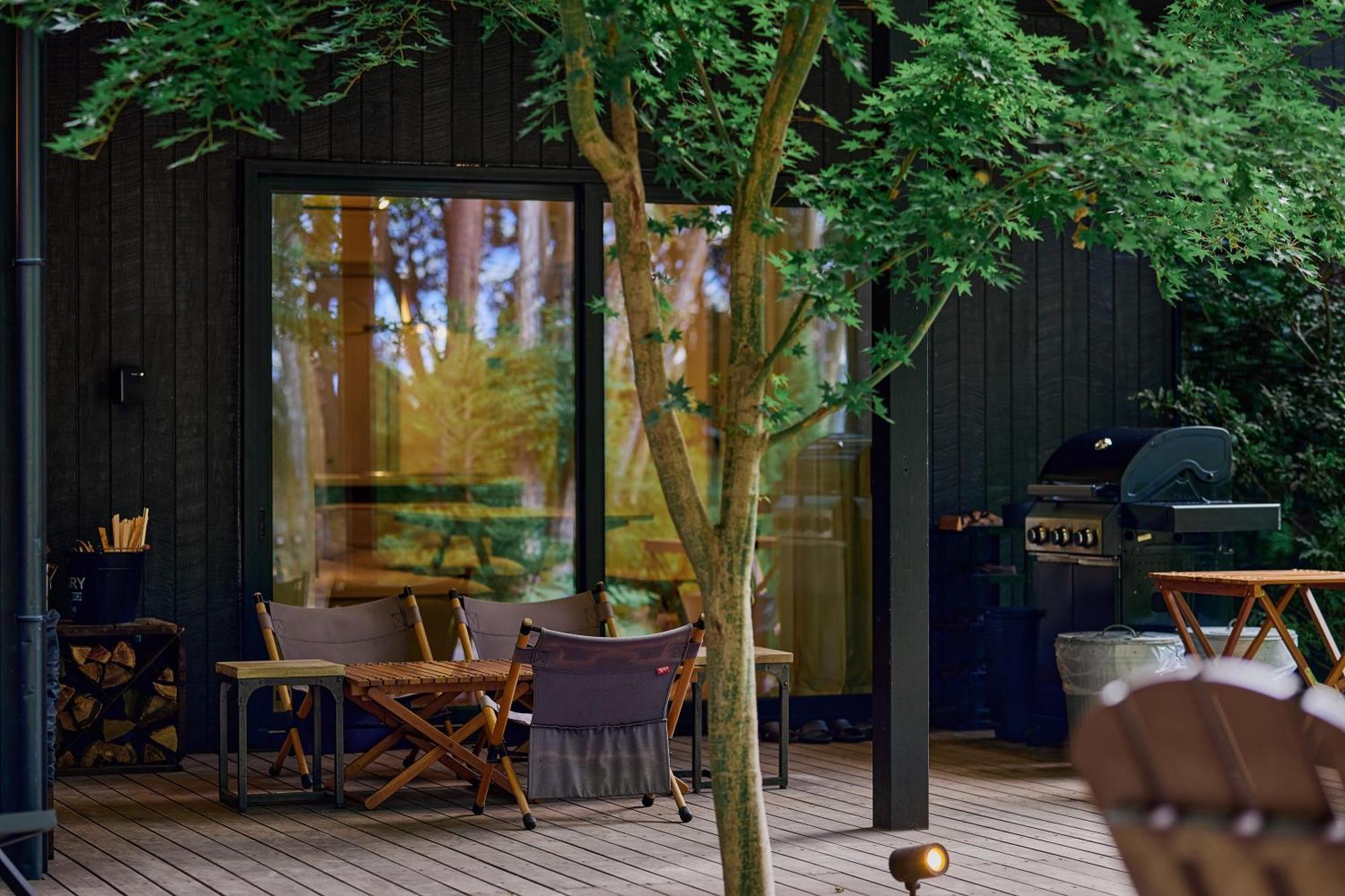 Sauna Forest Cabin 軽井沢 御代田　Mori-Asobi Oiwake Exteriör bild