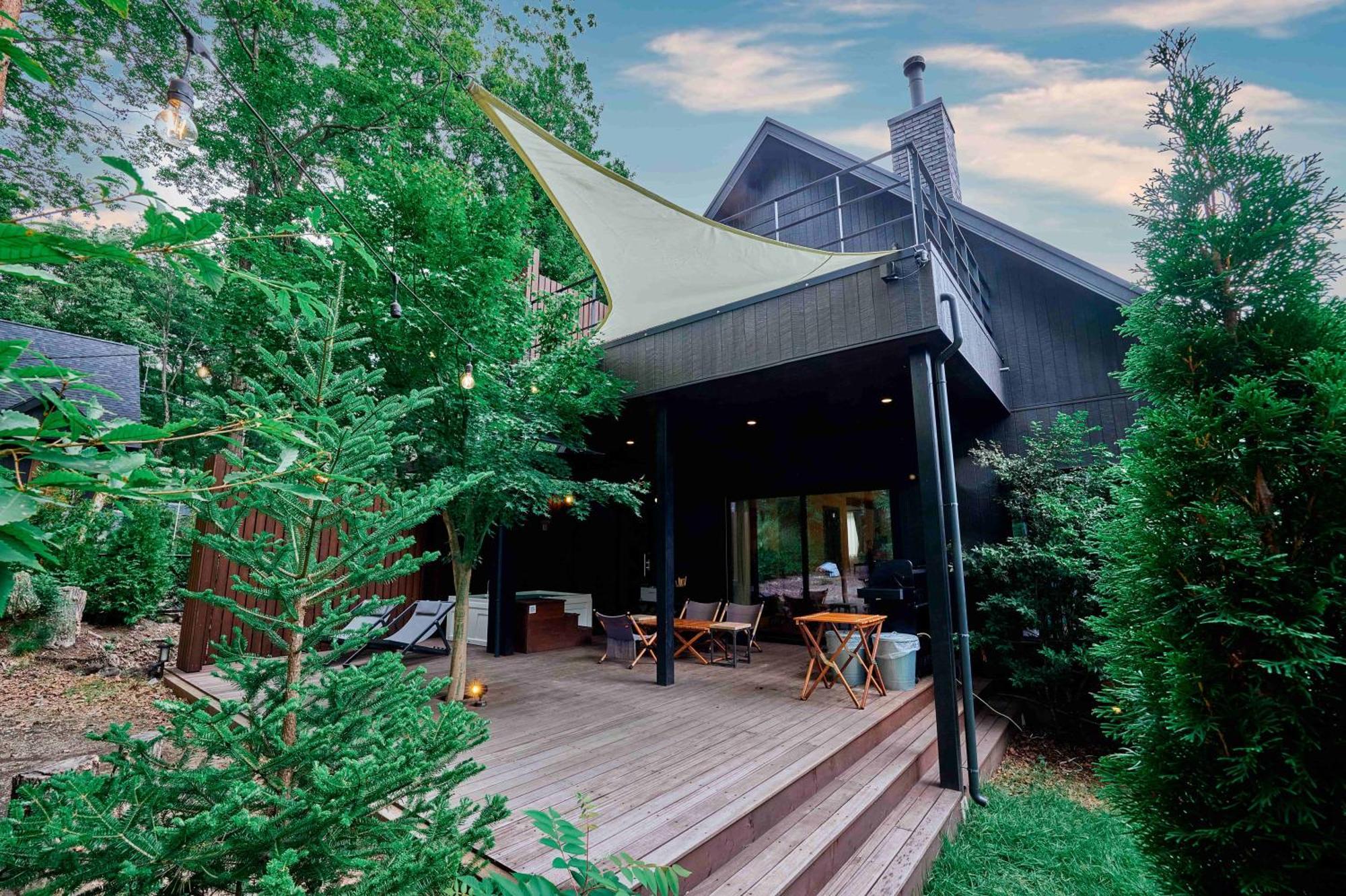 Sauna Forest Cabin 軽井沢 御代田　Mori-Asobi Oiwake Exteriör bild